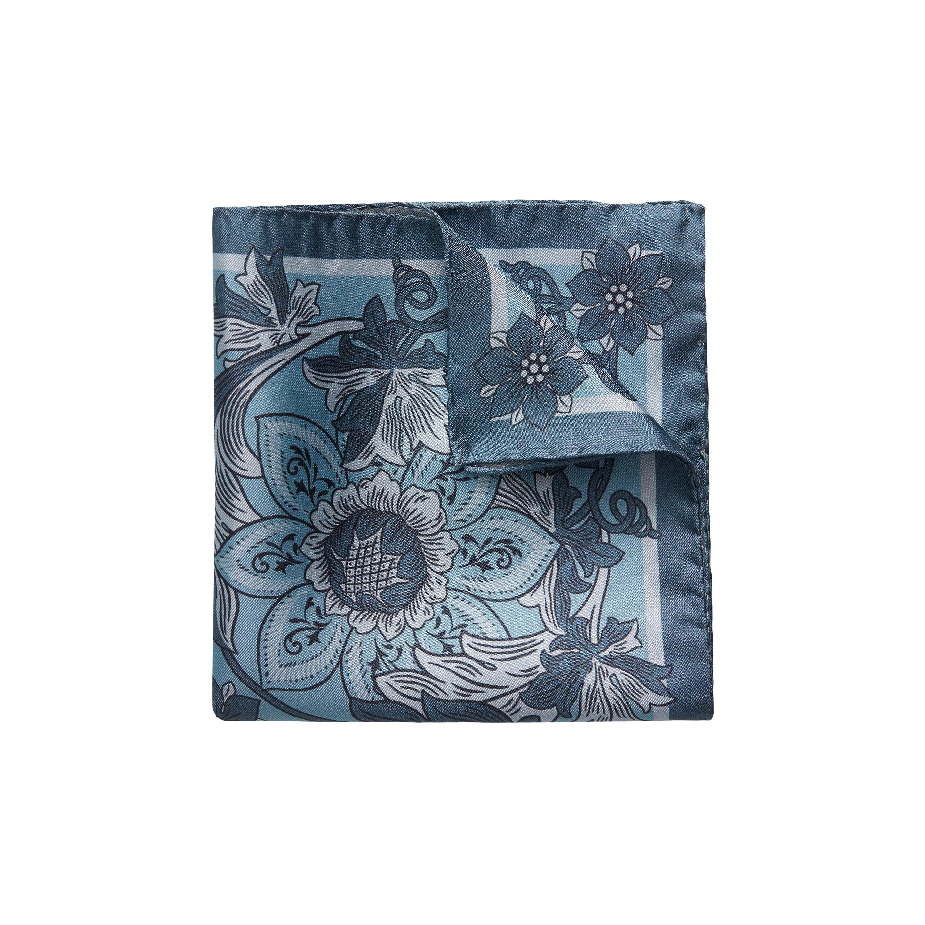 Floral Print Pocket Square