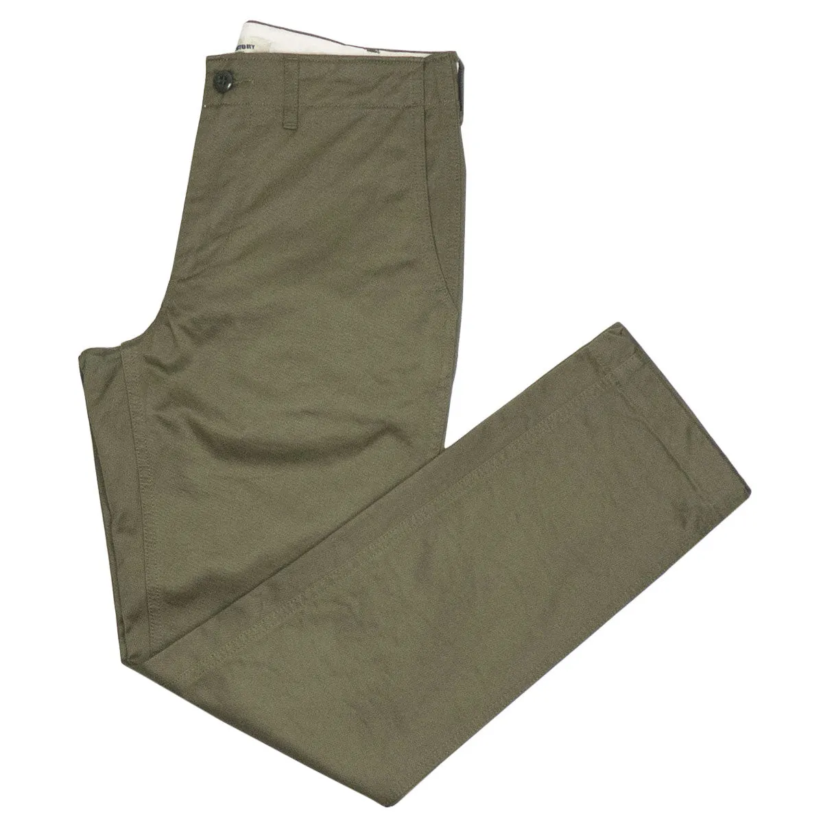 FOB Factory - Narrow US Chino Trousers - Olive