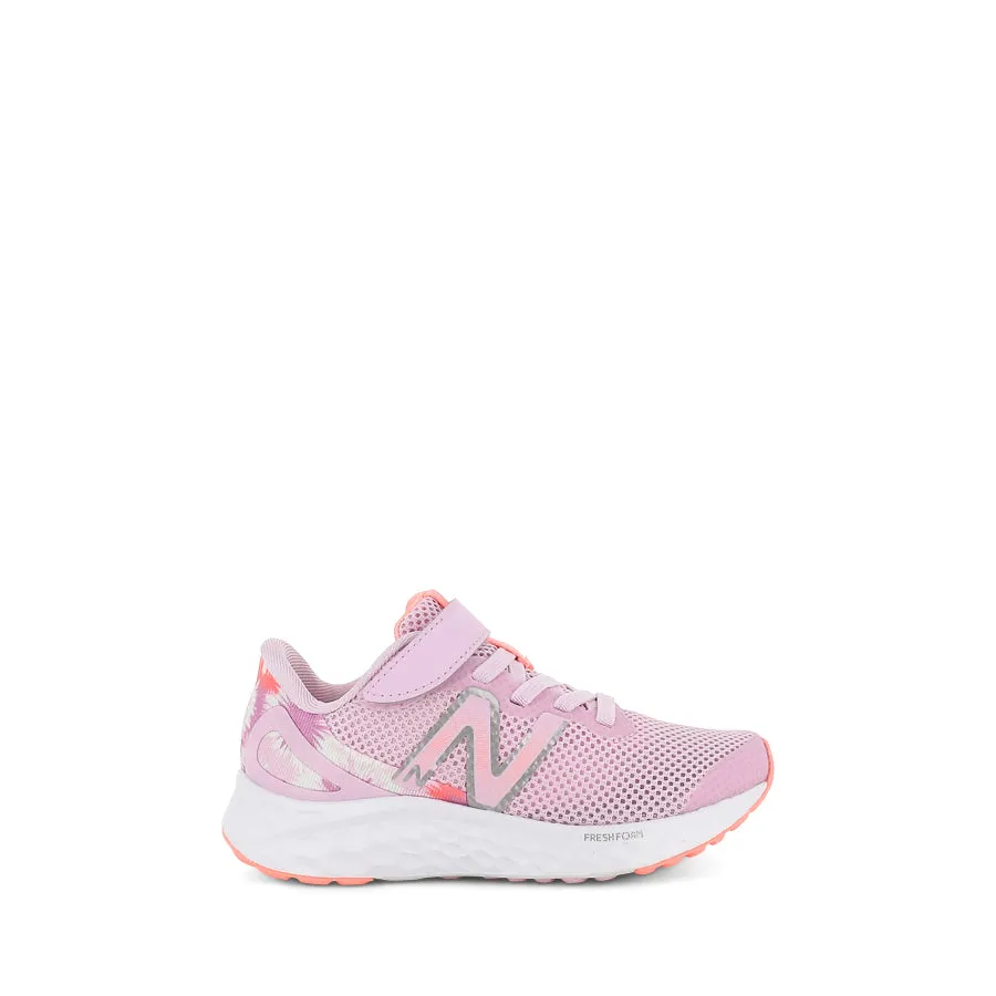 FRESH FOAM JNR VELCRO ARISHI V4 - PINK/WHITE