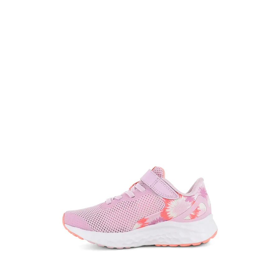 FRESH FOAM JNR VELCRO ARISHI V4 - PINK/WHITE