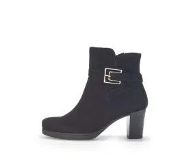 GABOR SUEDE BLOCK HEEL ANKLE BOOT 32.083.47