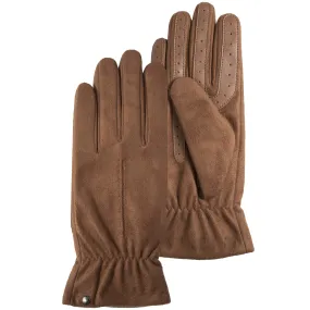 Gants Femme Suédine Recyclée Cognac