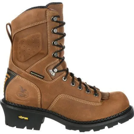 Georgia Men's Comfort Core 9" Comp Toe Logger Work Boot Brown GB00097