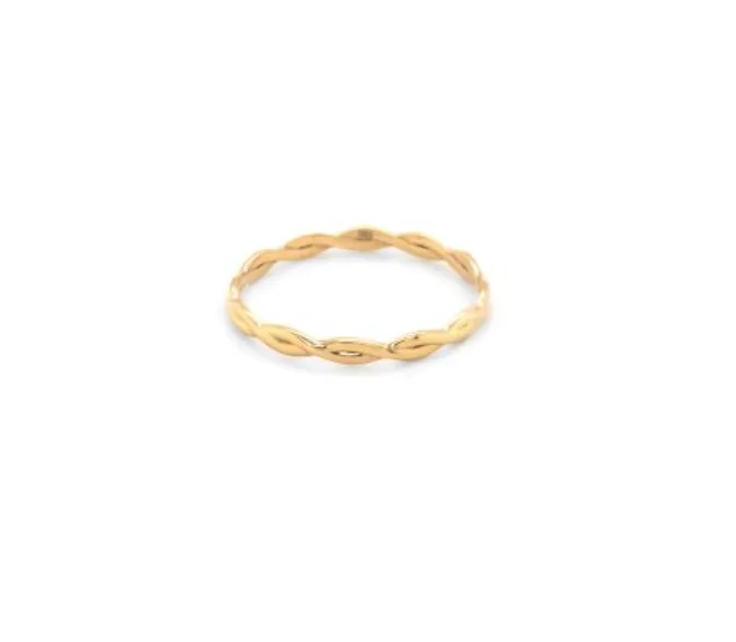 Gold Infinity Ring