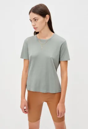 High Twist Cotton Classic Tee / Jade