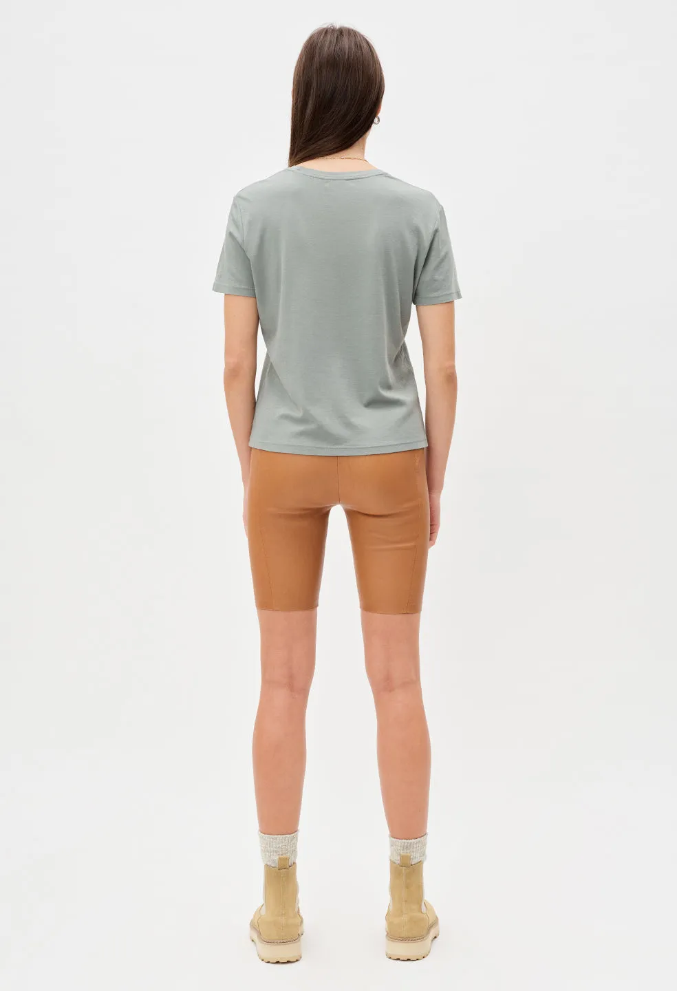 High Twist Cotton Classic Tee / Jade