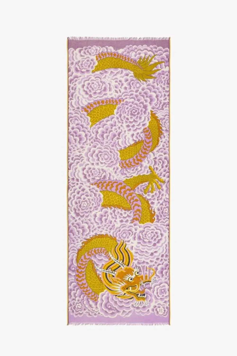 INOUI EDITIONS DRAGON 70 YELLOW SCARF