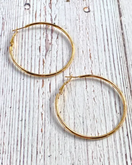 Inspire Designs Classic Hoop Earring