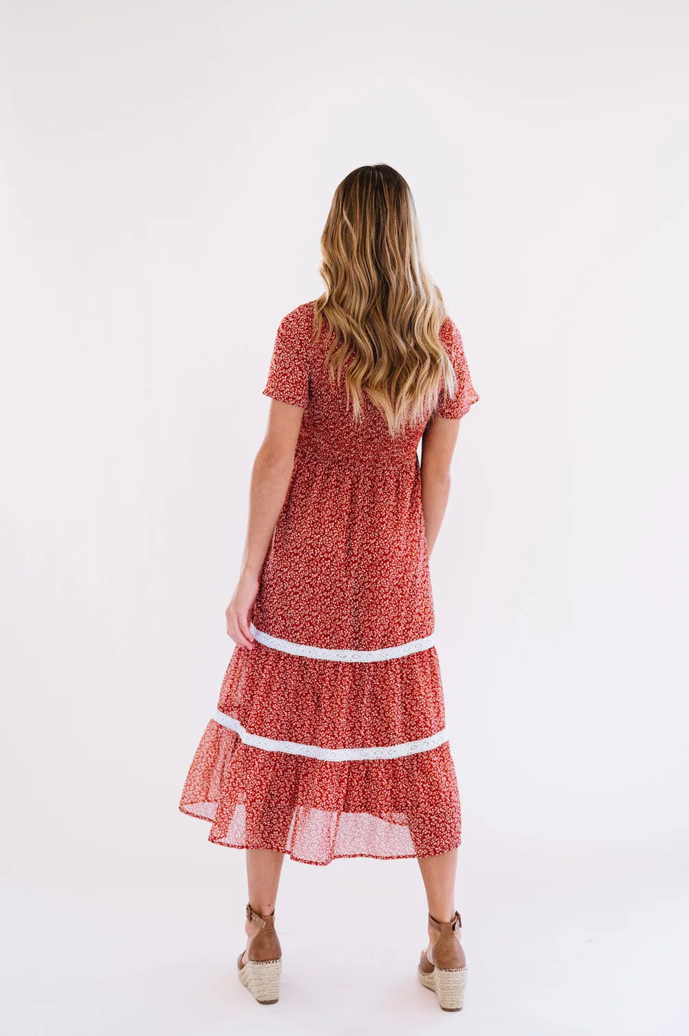 Isla Red Maxi Dress