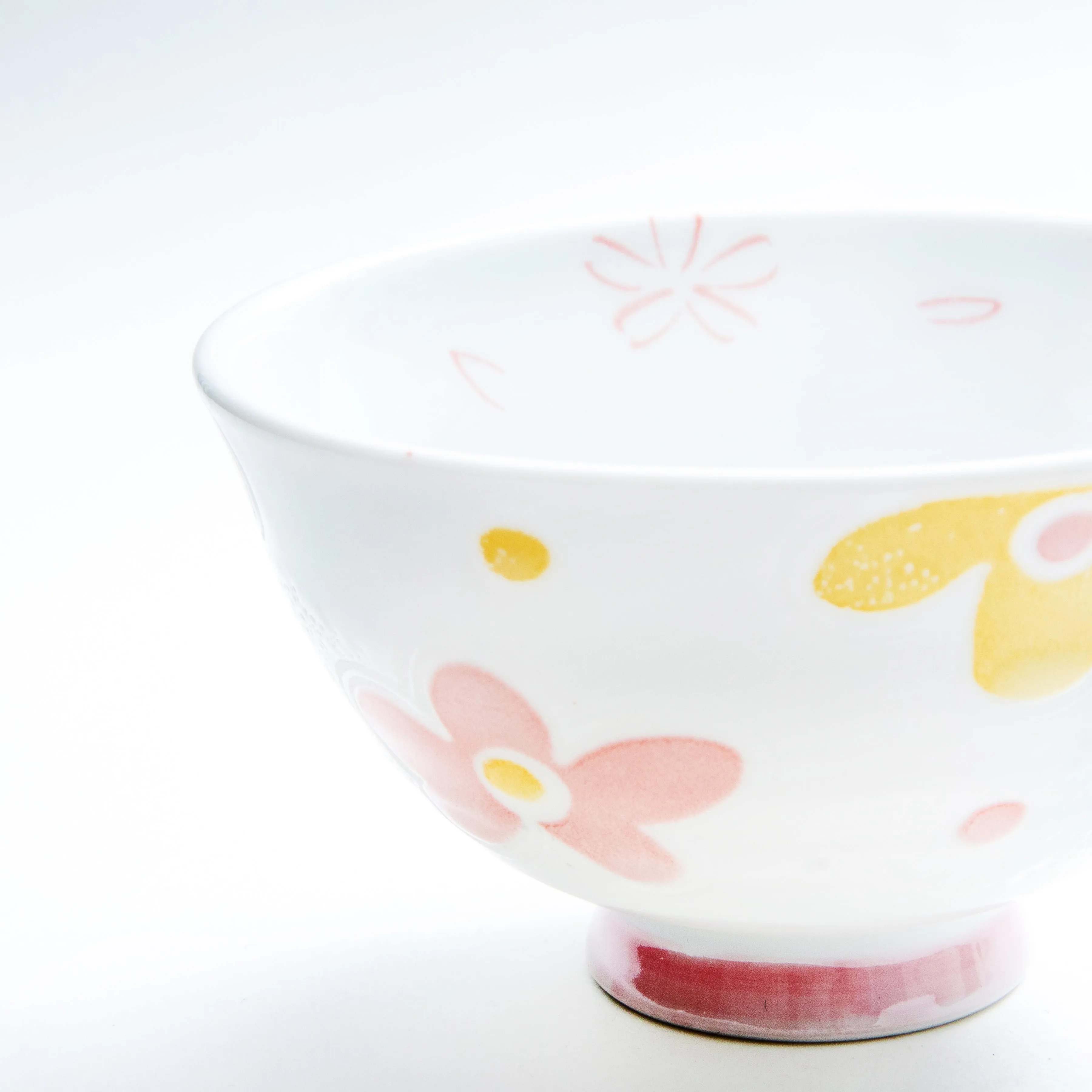 Japanese Floral Pattern Bowl