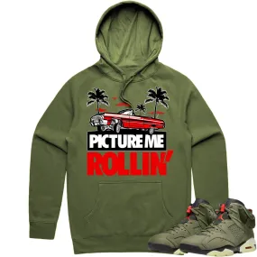 Jordan 6 Cactus Jack 6s Hoodie to Match - RED PMR