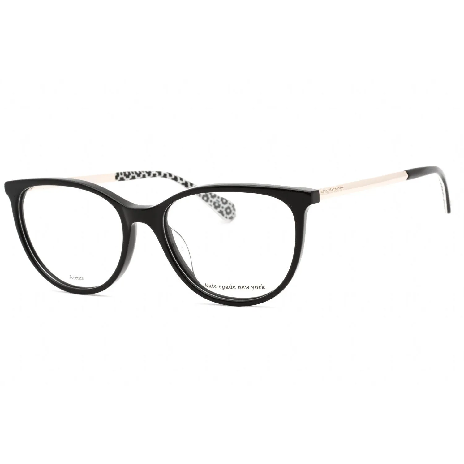 Kate Spade KIMBERLEE Eyeglasses BLACK / Clear demo lens