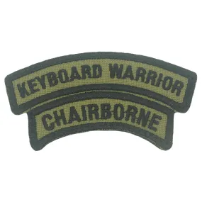 KEYBOARD WARRIOR X CHAIRBORNE TAB - OLIVE GREEN