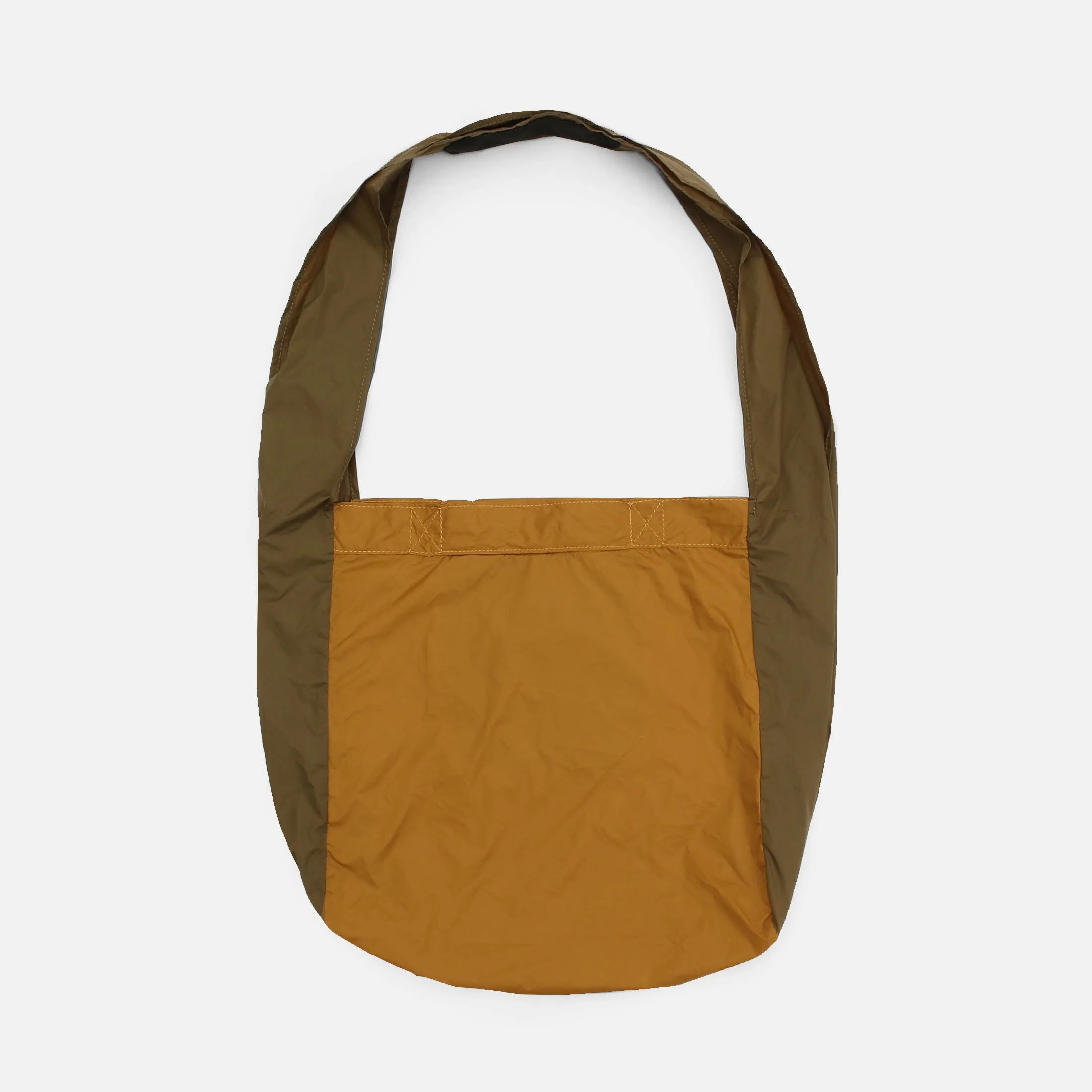 KHT RECYCLE SHOULDER BAG - GOLDEN BROWN/DARK OLIVE