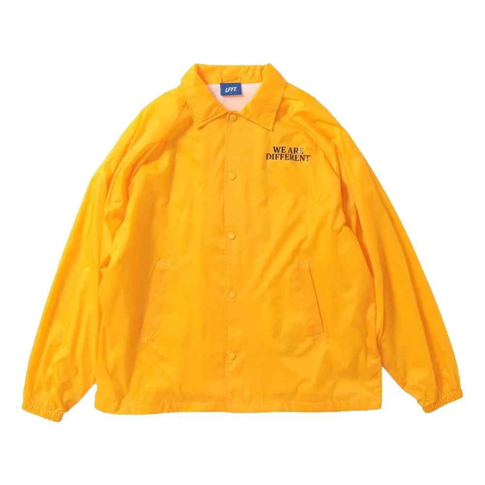 LAFAYETTE LFYT X THE HALAL GUYS LOGO COACHES JACKET-YELLOW