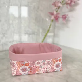 Large Pink Floral - Fabric Box