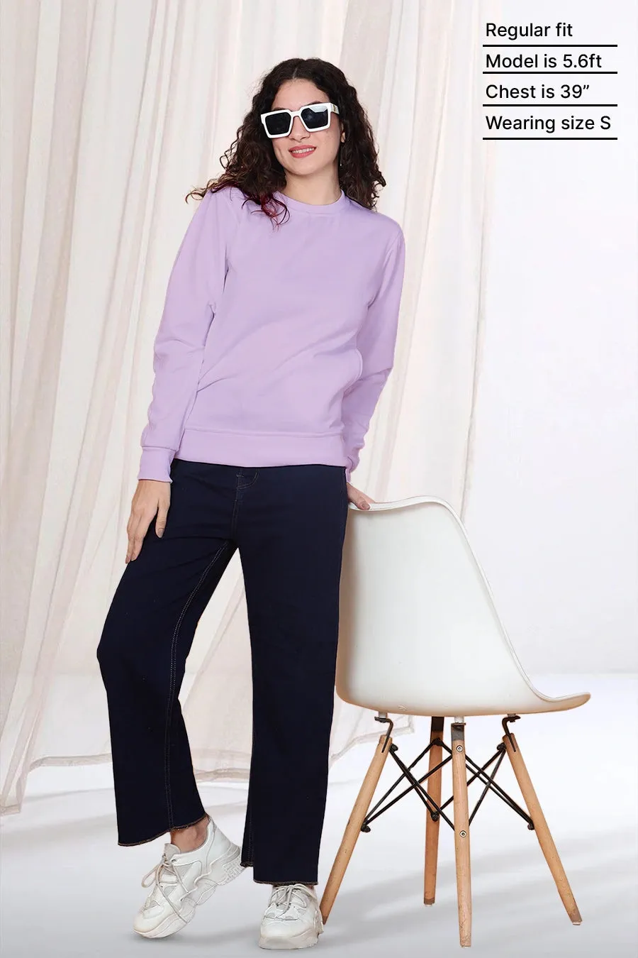 Lavander - Fleece Sweatshirt