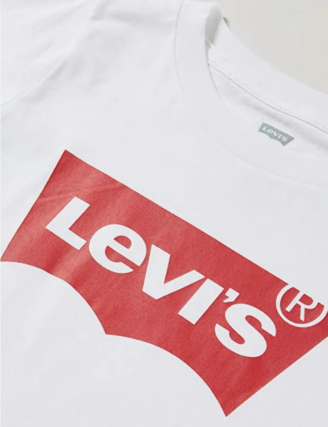 Levi's Kids girls' t-shirt LVG Light Bright Cropped Tee 4E0220 001 white