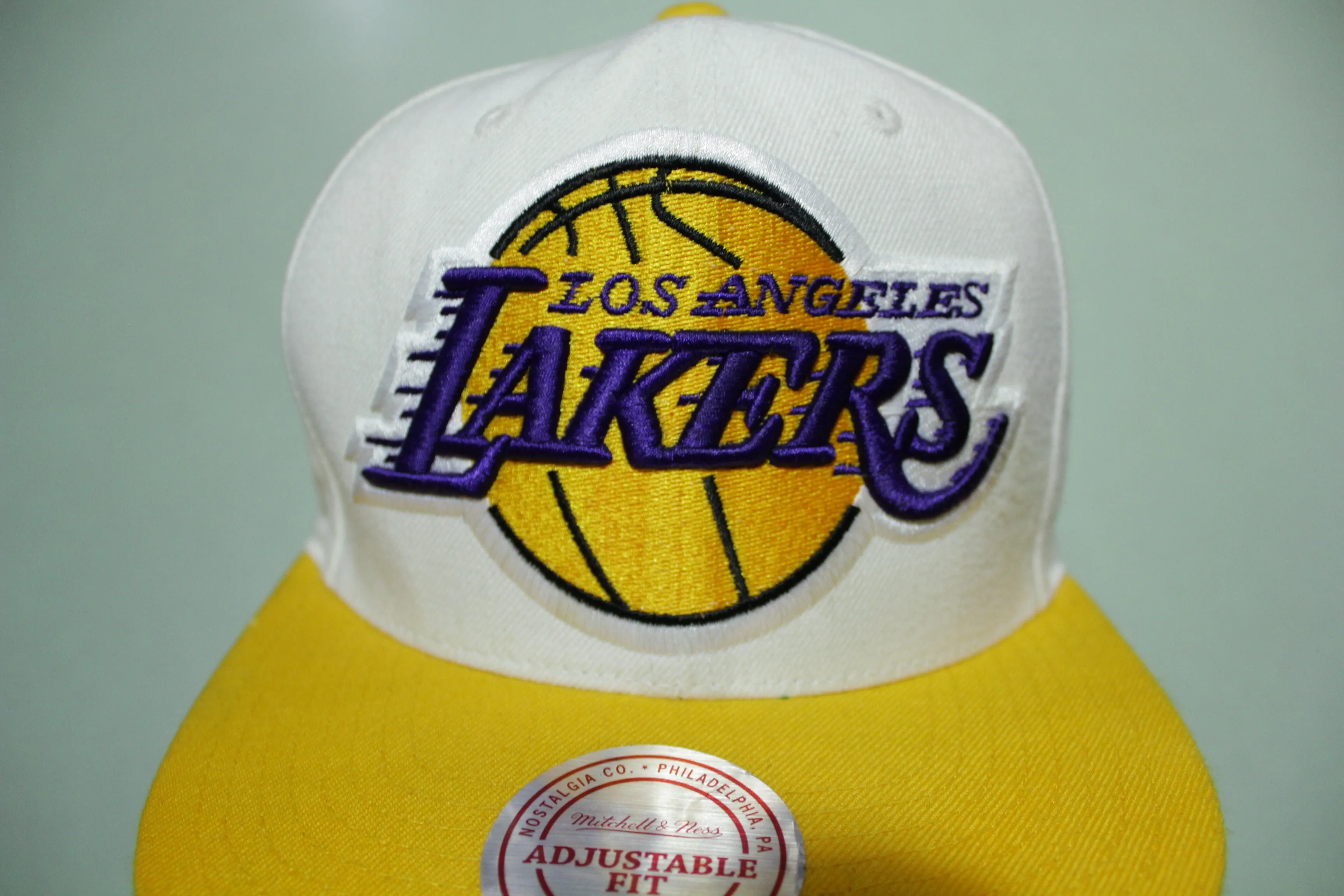 Los Angeles Lakers Mitchell Ness Adjustable Snapback NBA Basketball Hat