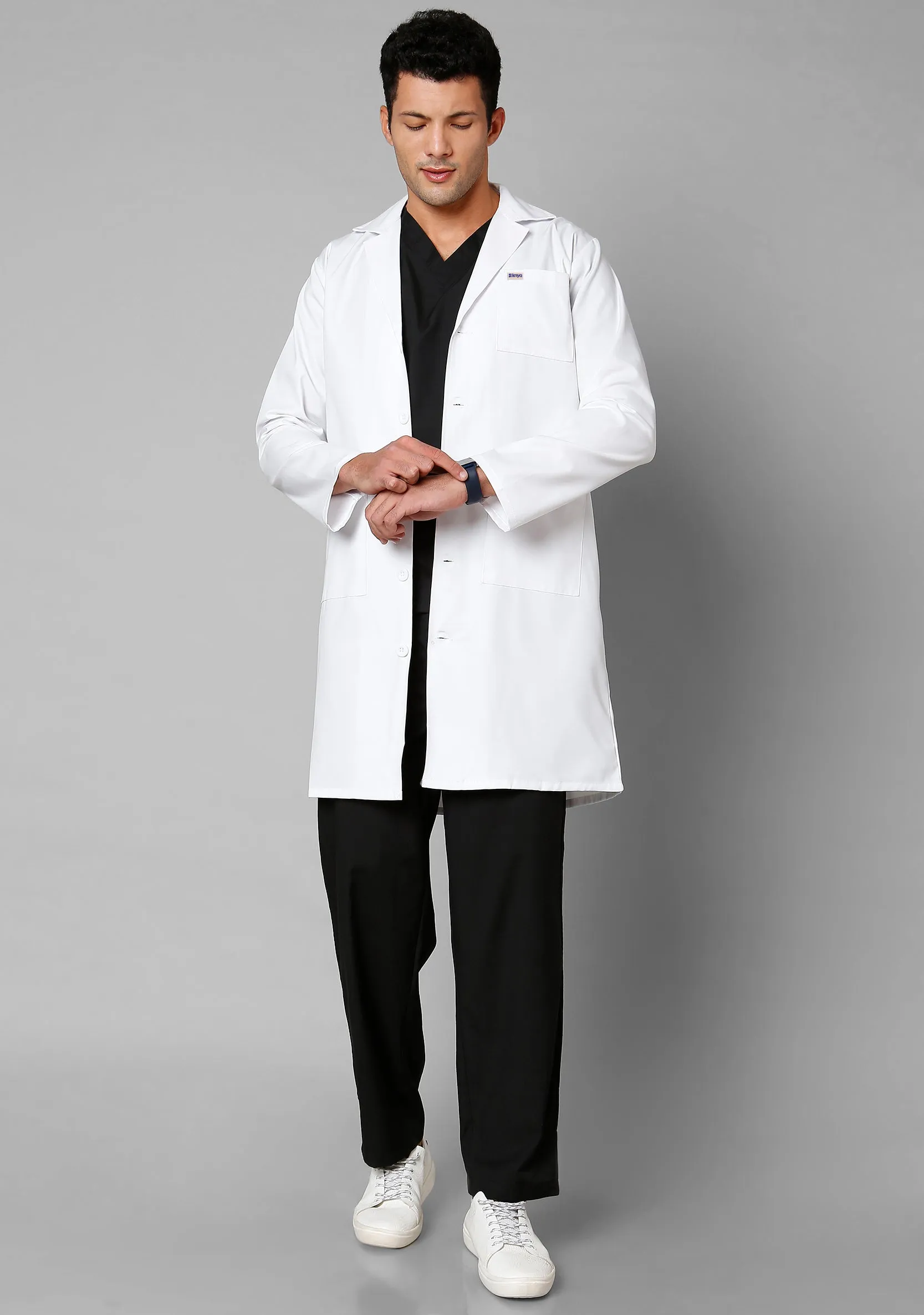 Men's Chief Full Sleeve Lab Coat Apron - BundleSet