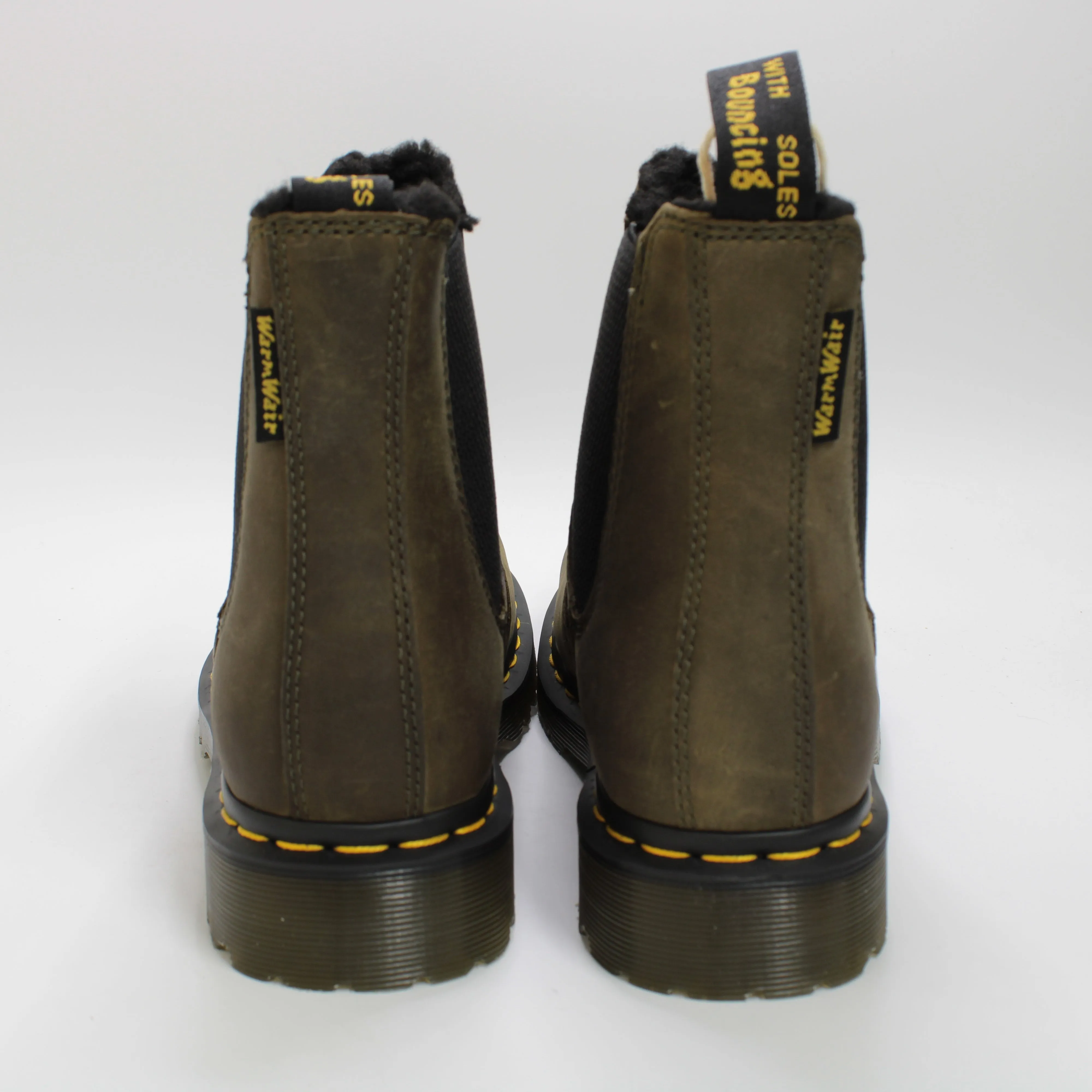 Mens Dr. Martens 2976 Chelsea Boots Olive