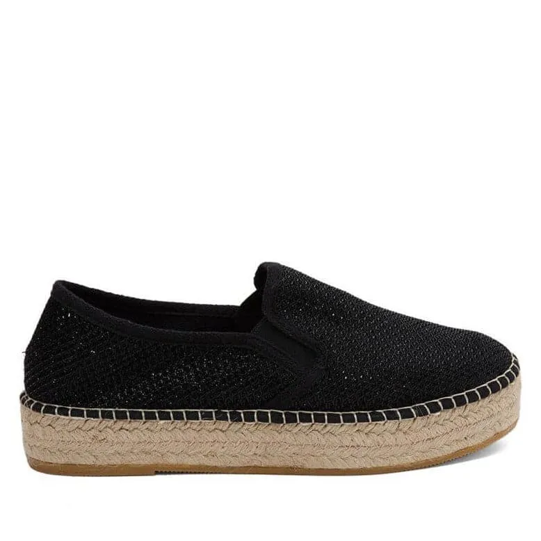 Metallic Cotton Blend Espadrilles for Women - Fonda-S