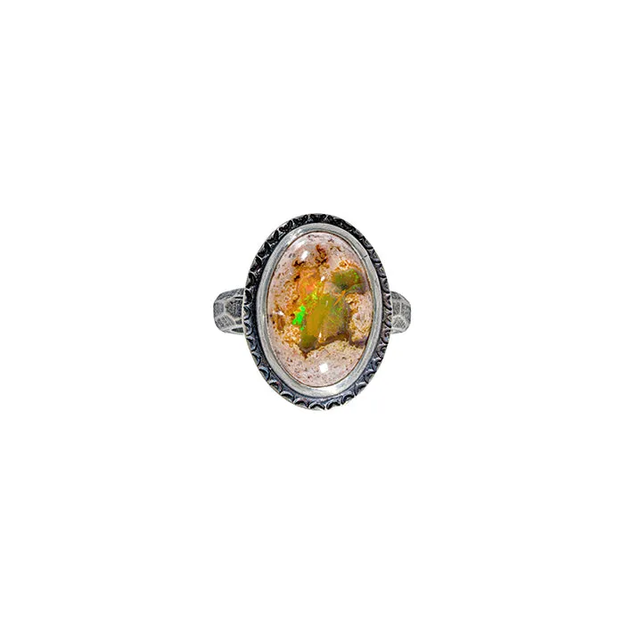 Mexican Opal Ring - size 5.25