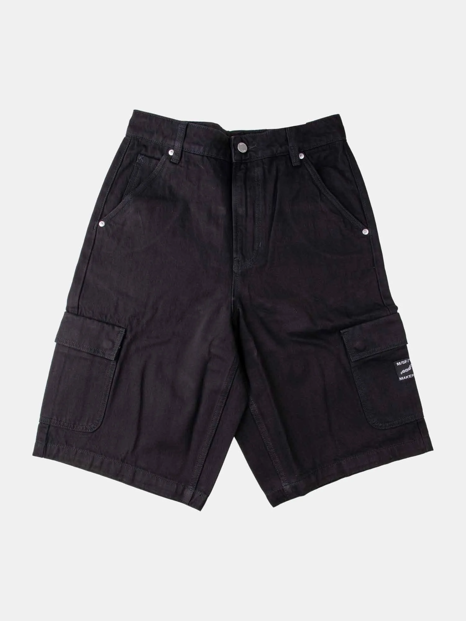 Misfit Mash Jean Shorts - Coal