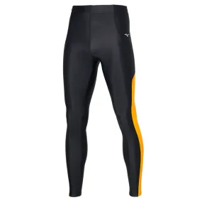 Mizuno Core Long Tight men's racing pants J2GB261198 black-racing yellow