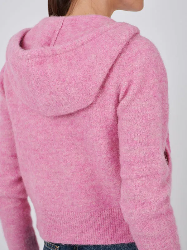 Molly Cardigan in Fluo Pink