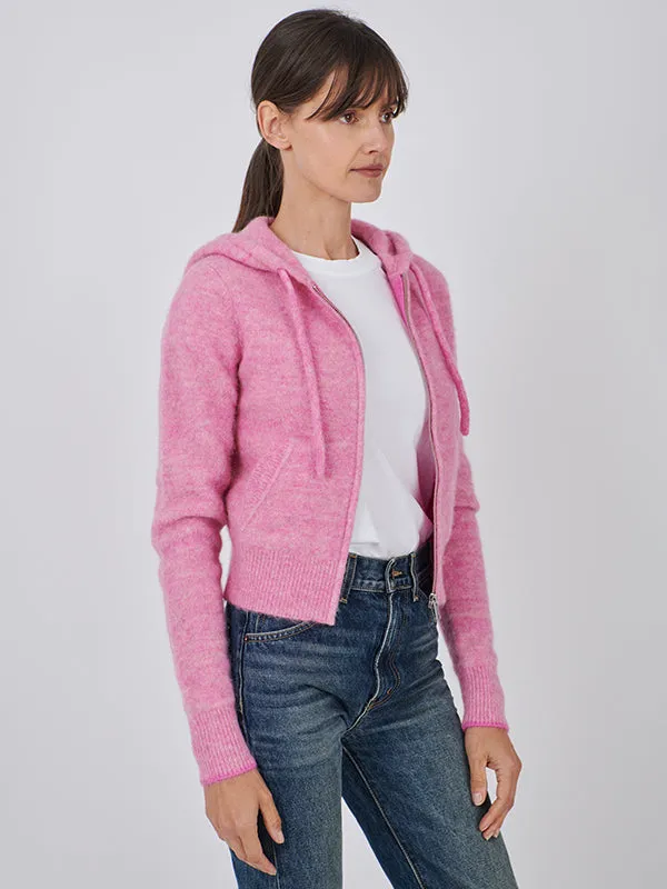 Molly Cardigan in Fluo Pink