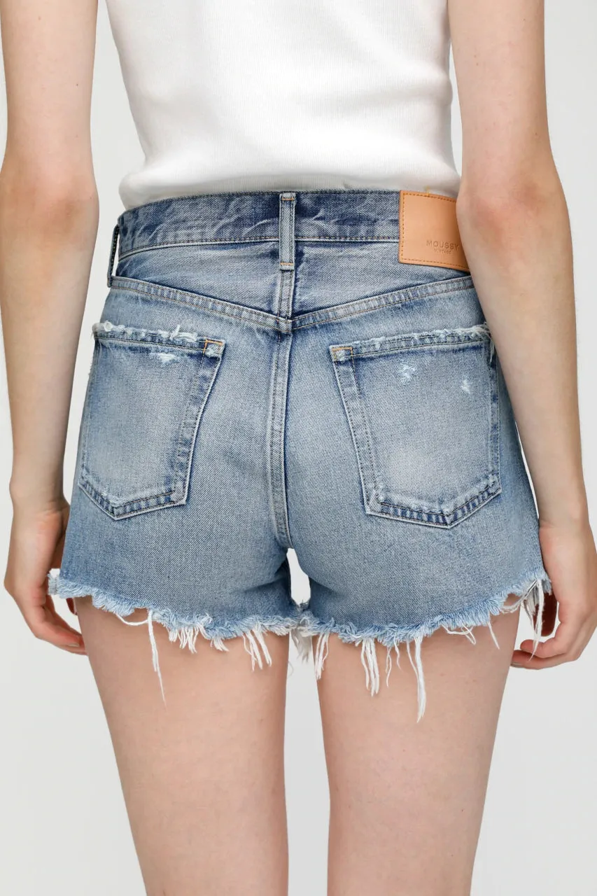 Moussy Vintage PACKARD SHORTS - BLU