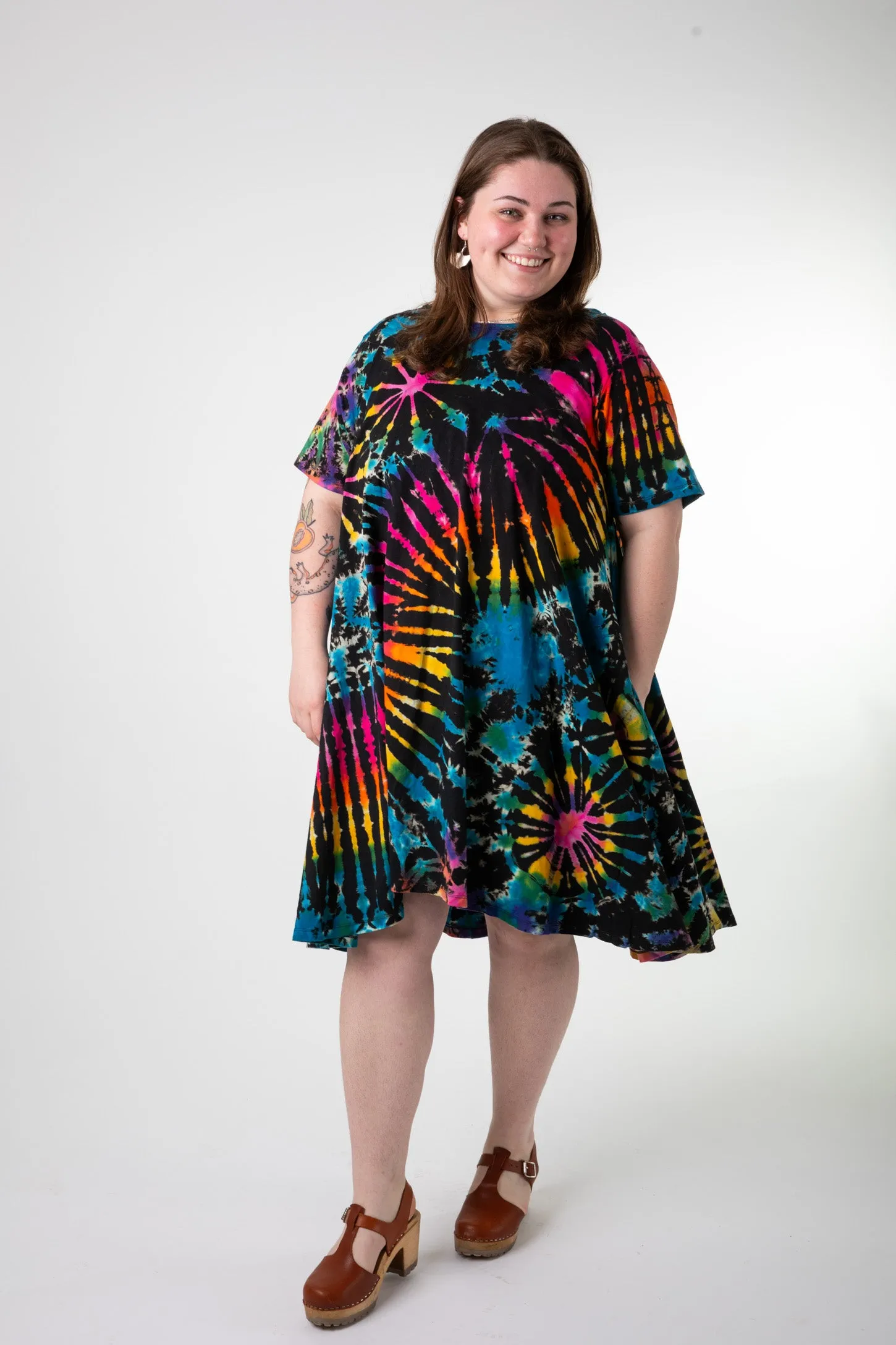 Mudmee Cotton Tie Dye Dress