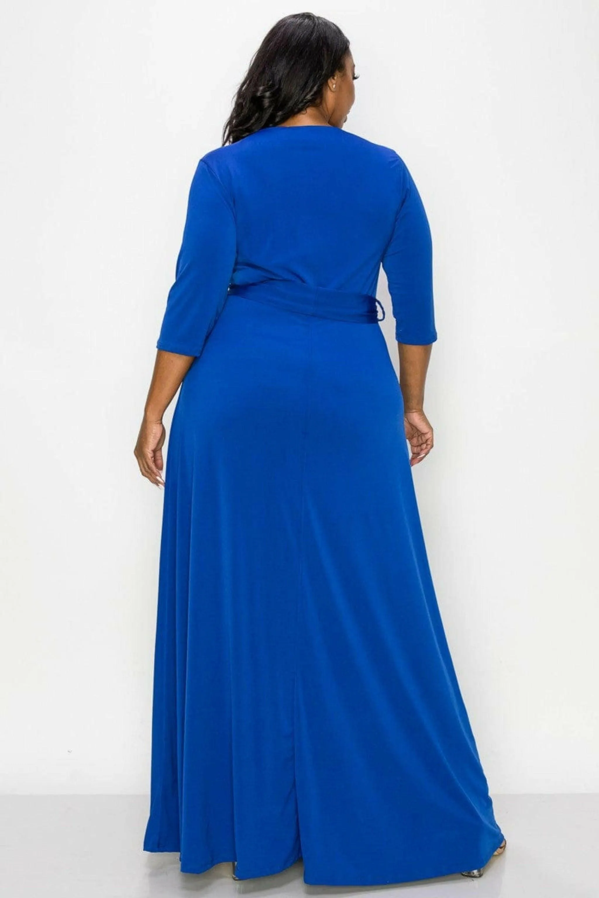 MY GODDESS TWIST FRONT MAXI DRESS