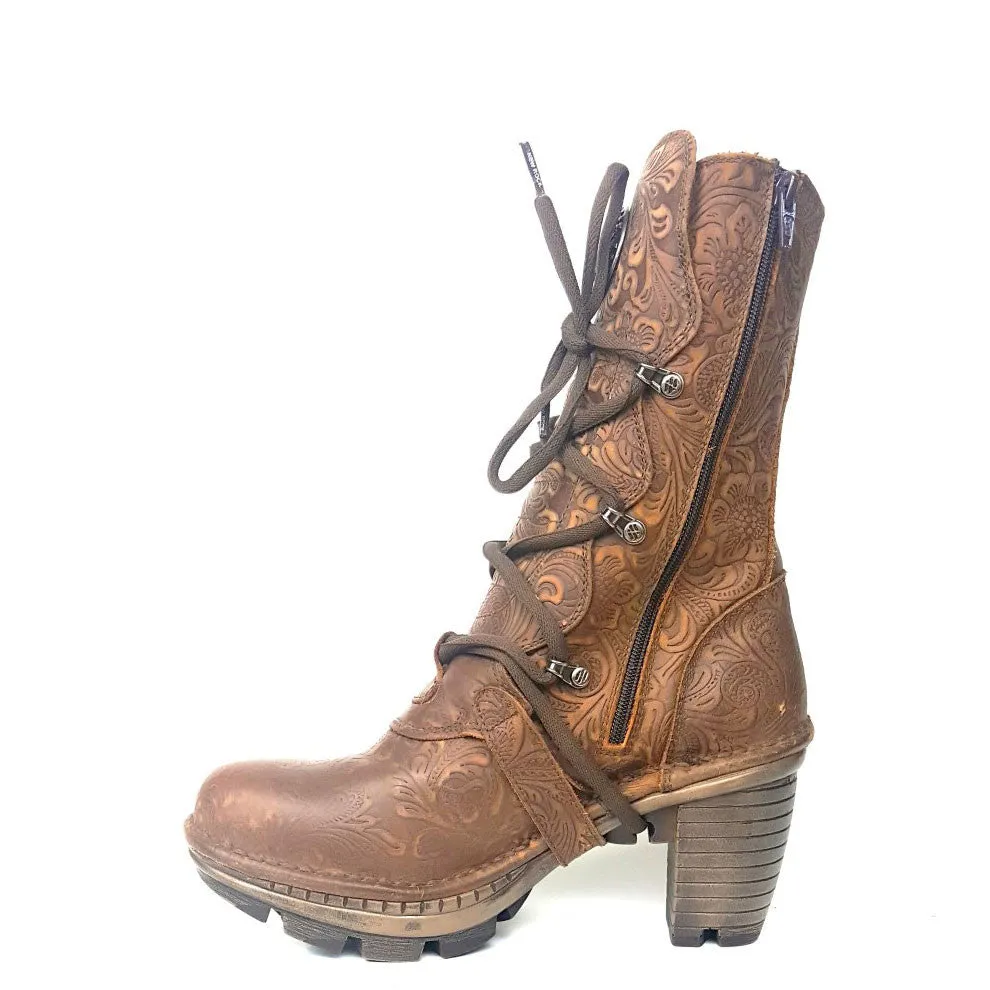 NEW ROCK TR005 BROWN WOMEN