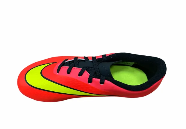 Nike football boot for boys Hypervenom Phade FG-R 599073 690 crimson yellow