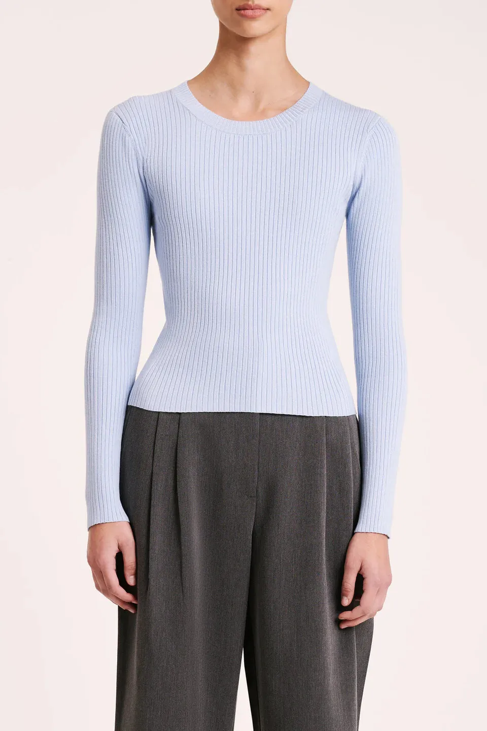 Nude Classic Knit - Mineral Blue