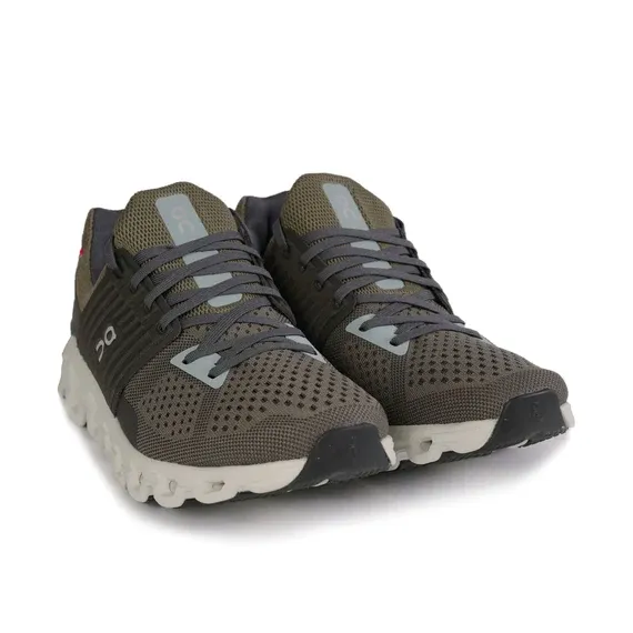 On Running Men's Cloudswift Shoes - Olive / Thorn