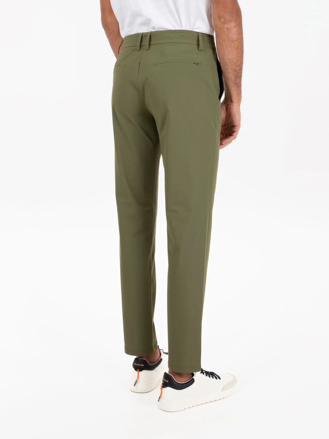 Pantaloni chino Steve slim fit dusty olive