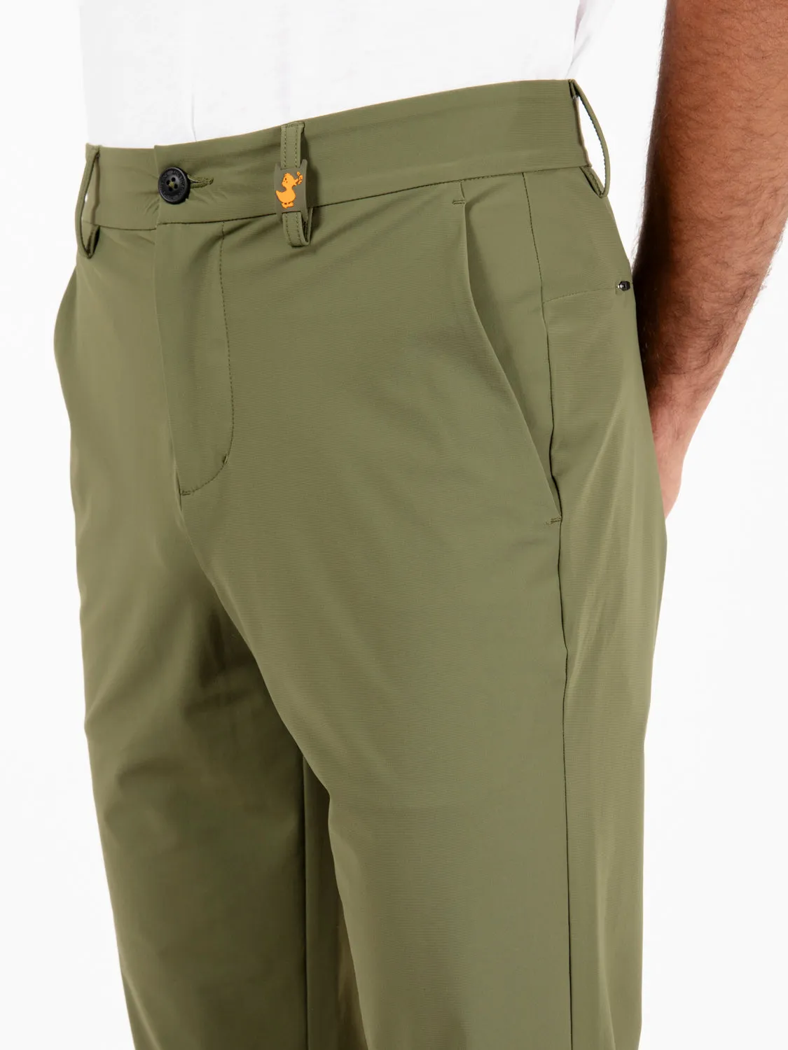 Pantaloni chino Steve slim fit dusty olive