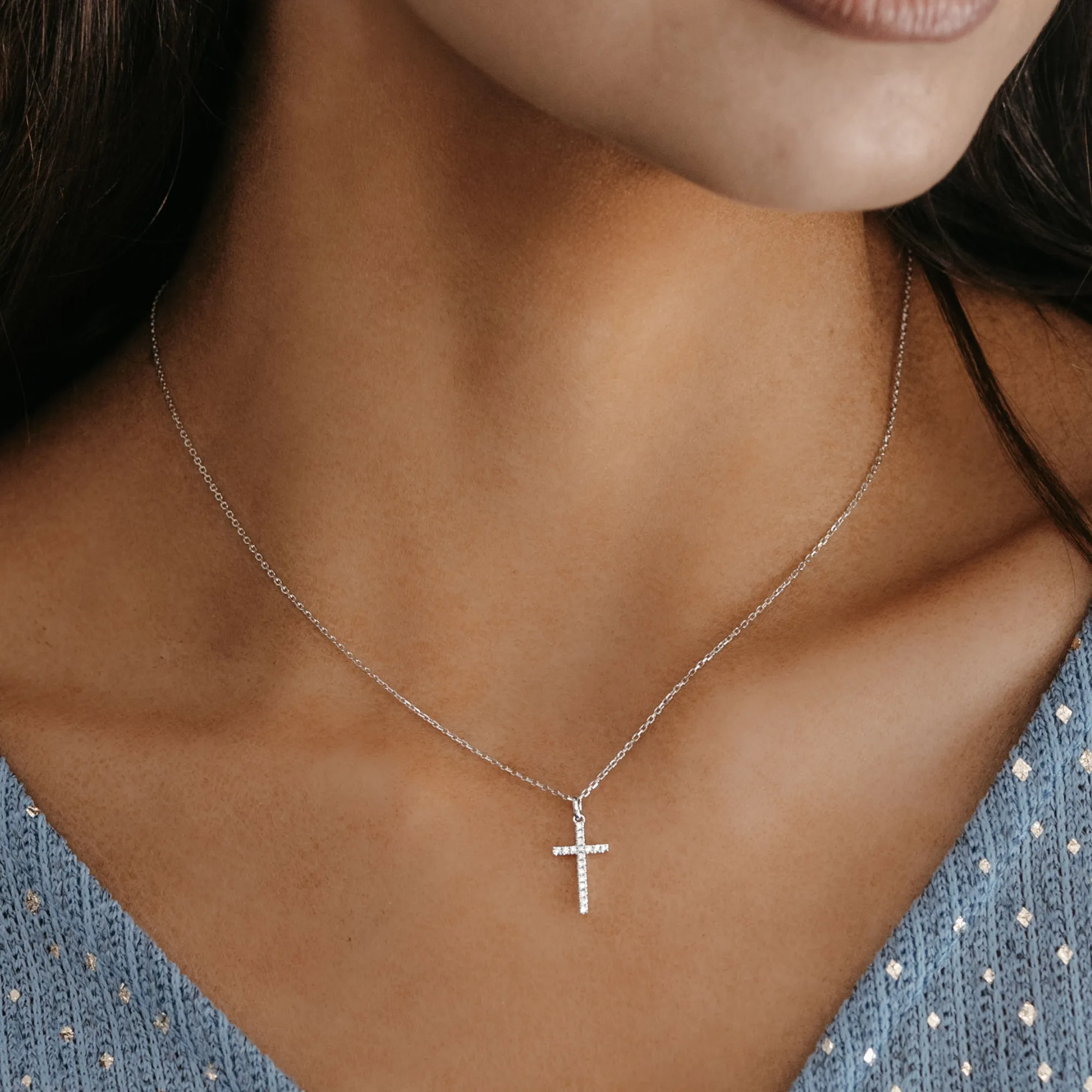 Petite Classic Cross Pendant