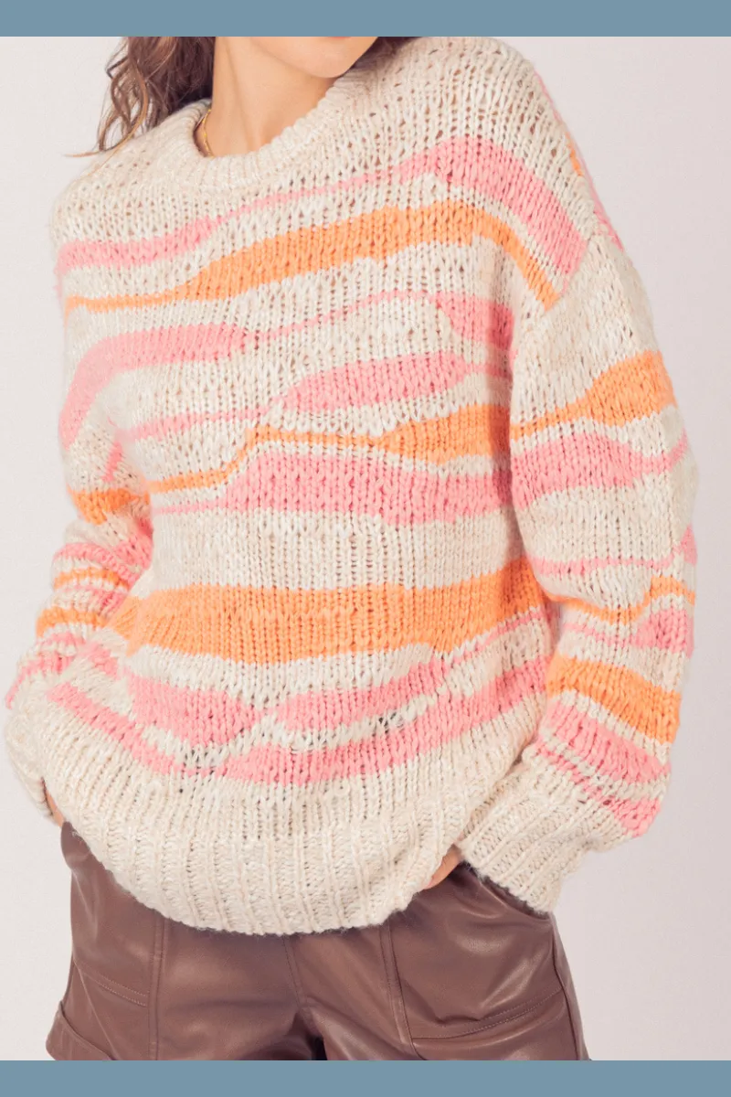 Pink Sunset Sweater