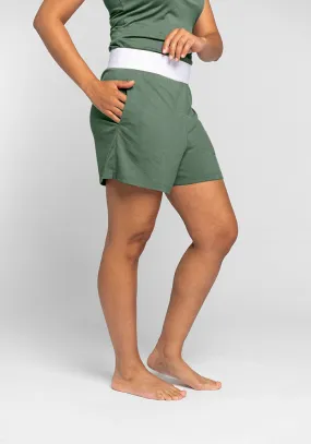 Poppy Lounge Shorts - Duck Green