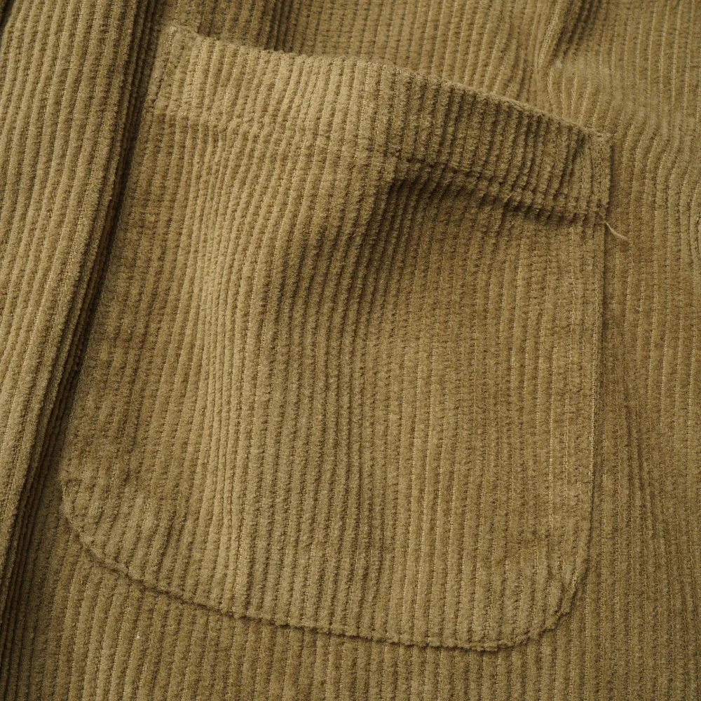 PORTUGUESE FLANNEL Lobo Olive Corduroy Shirt