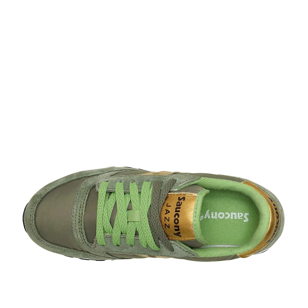 Sneakers Donna Saucony Jazz Original Verde / Oro