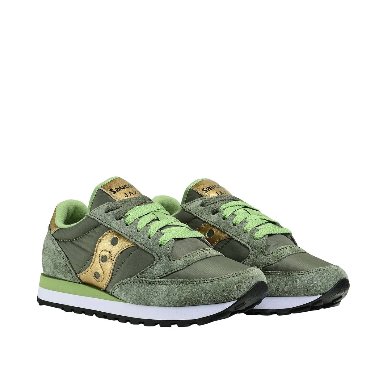 Sneakers Donna Saucony Jazz Original Verde / Oro