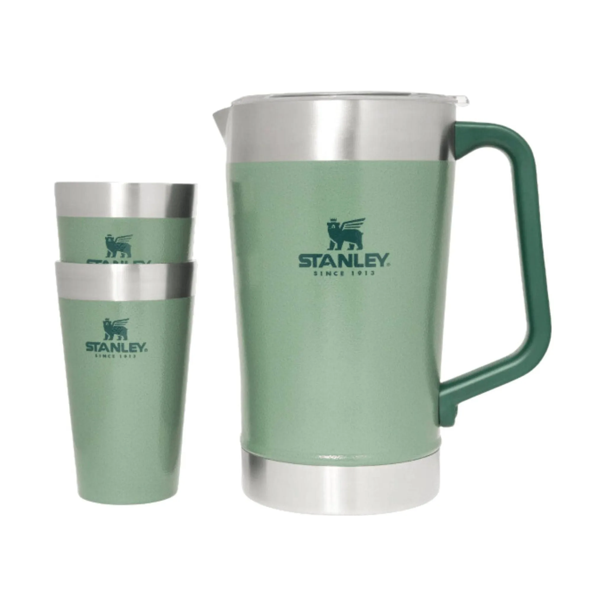 Stanley Classic Beer Pitcher and Pint Set - Hammertone Green