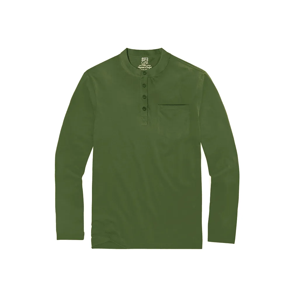 The Consolatio Mandarin Cuffed Henley