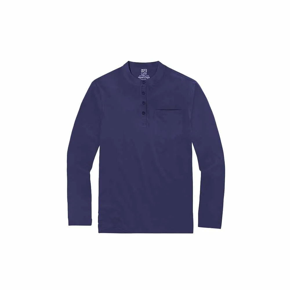 The Consolatio Mandarin Cuffed Henley