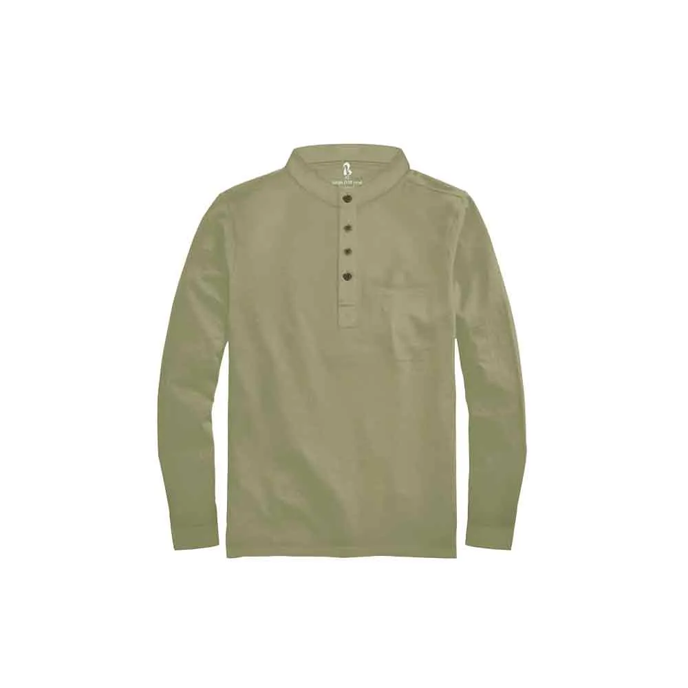 The Consolatio Mandarin Cuffed Henley